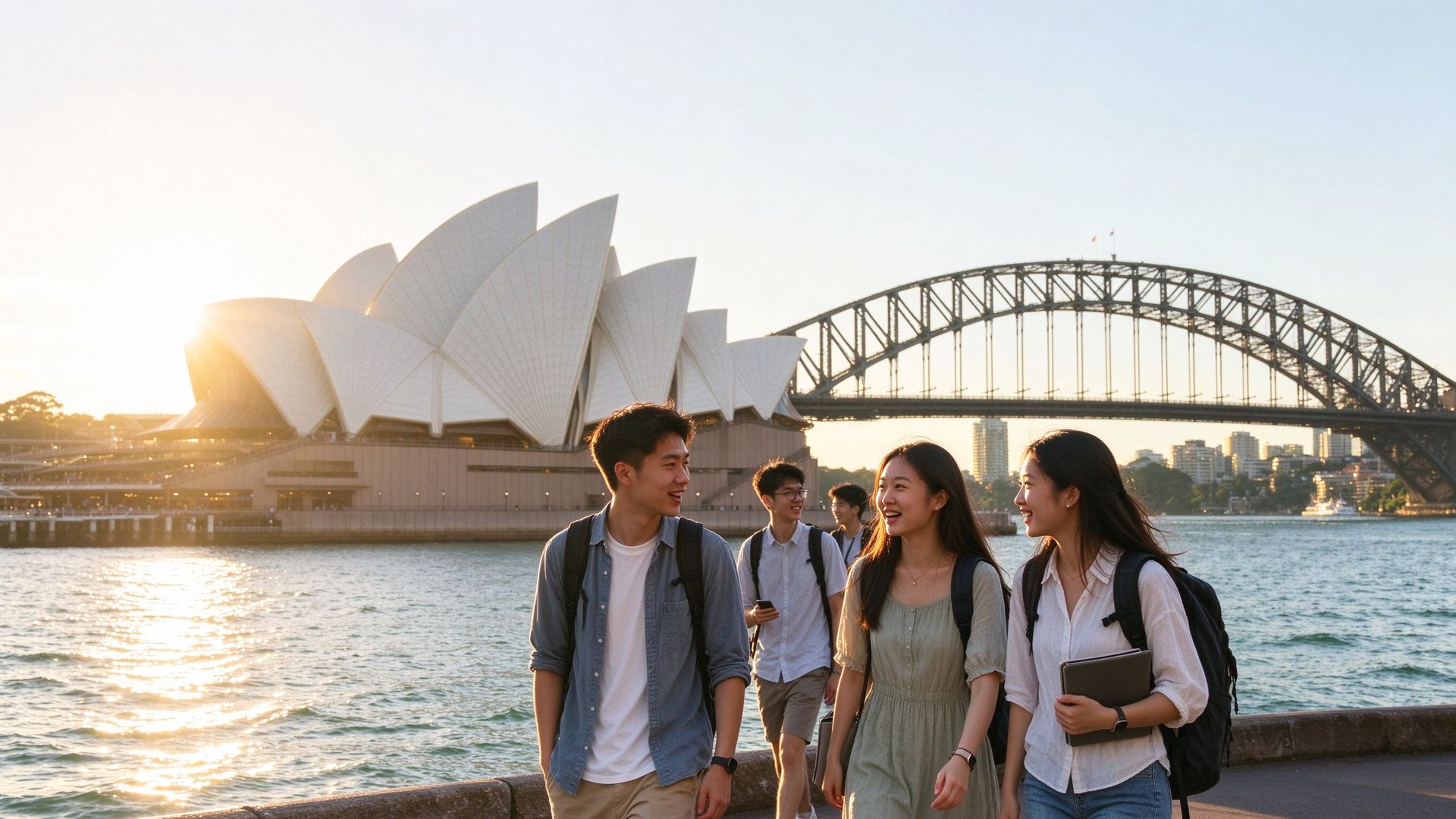Sydney Opera House and Harbour Bridge